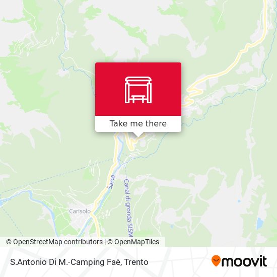 S.Antonio Di M.-Camping Faè map