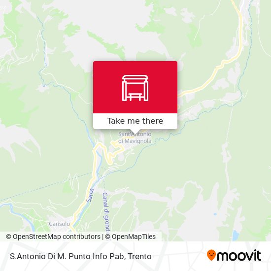 S.Antonio Di M. Punto Info Pab map