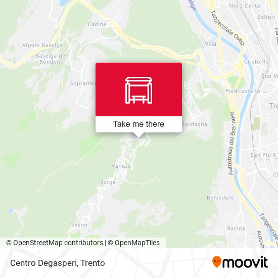 Centro Degasperi map