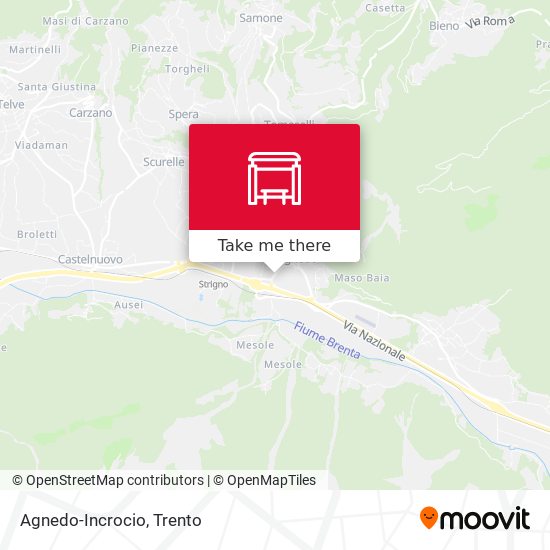 Agnedo-Incrocio map