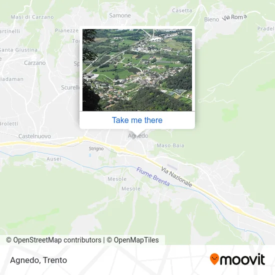 Agnedo map