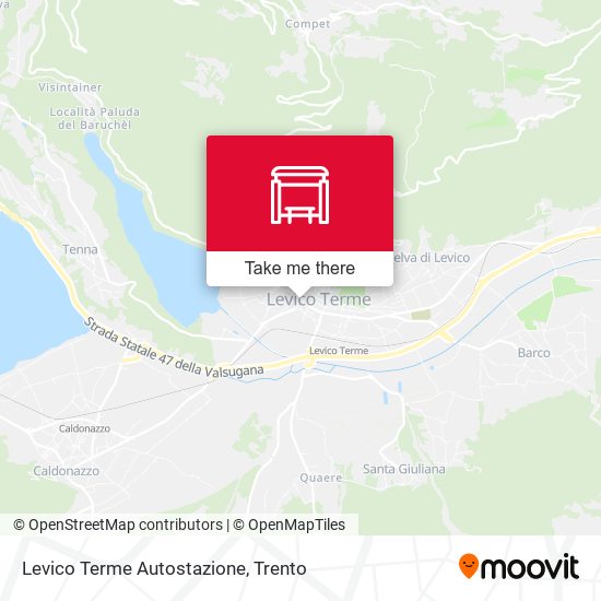 Levico Terme Autostazione map