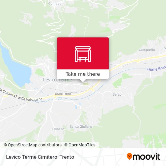 Levico Terme Cimitero map