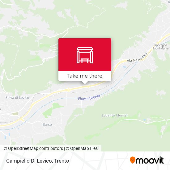 Campiello Di Levico map