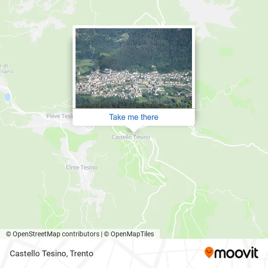 Castello Tesino map