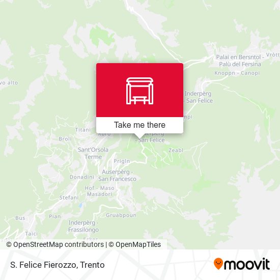 S. Felice Fierozzo map
