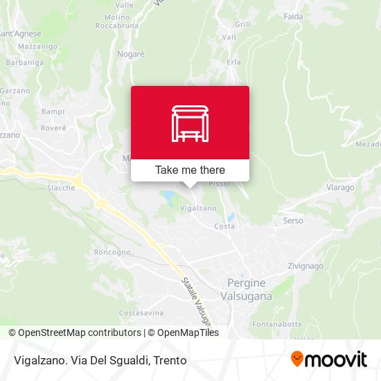 Vigalzano. Via Del Sgualdi map