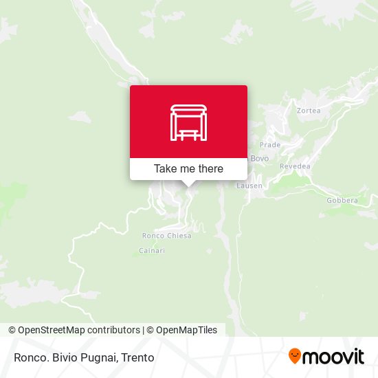 Ronco. Bivio Pugnai map