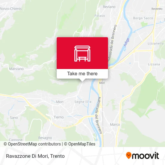 Ravazzone Di Mori map
