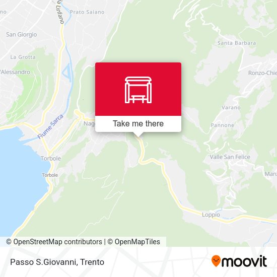 Passo S.Giovanni map