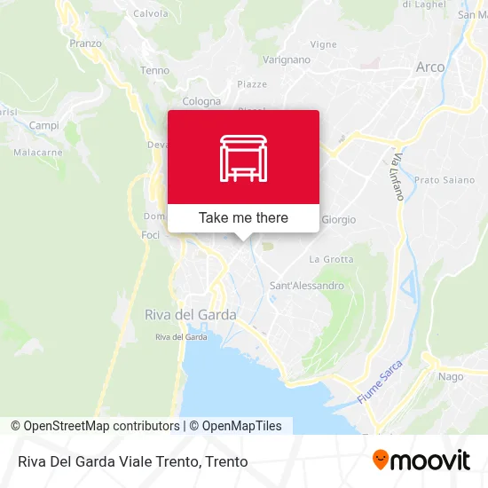 Riva Del Garda Viale Trento map