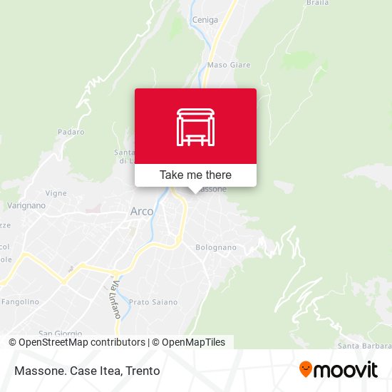 Massone. Case Itea map