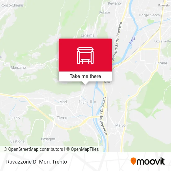 Ravazzone Di Mori map