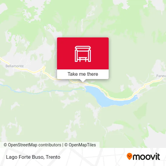 Lago Forte Buso map