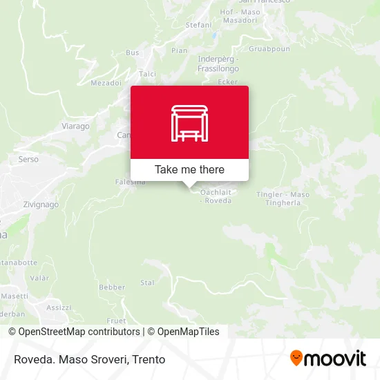 Roveda. Maso Sroveri map