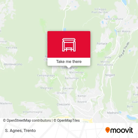 S. Agnes map