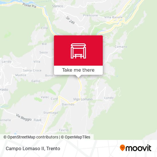 Campo Lomaso II map