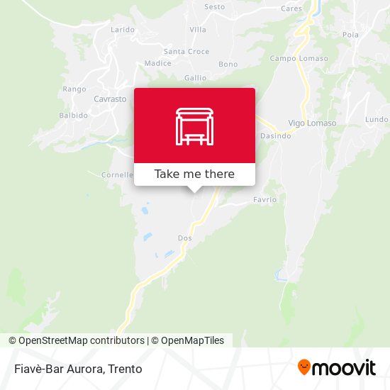 Fiavè-Bar Aurora map