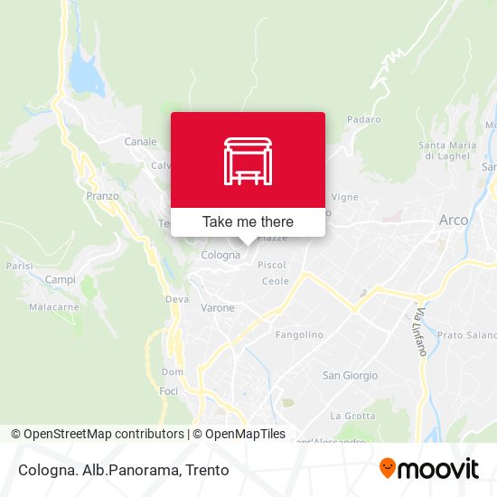 Cologna. Alb.Panorama map