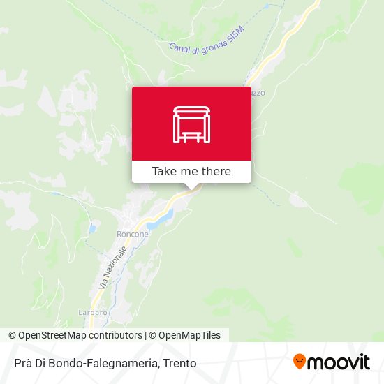 Prà Di Bondo-Falegnameria map