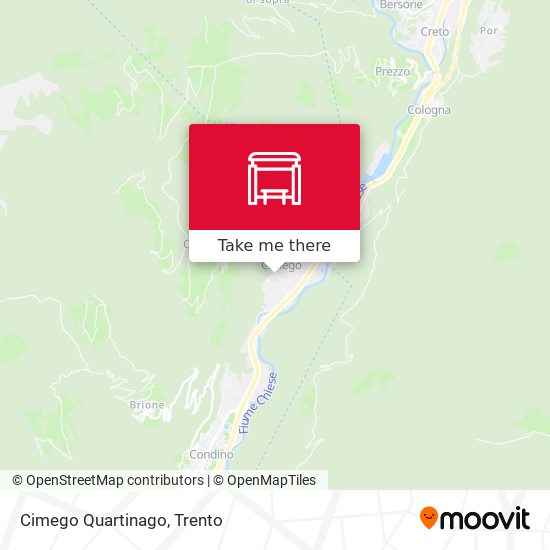 Cimego Quartinago map