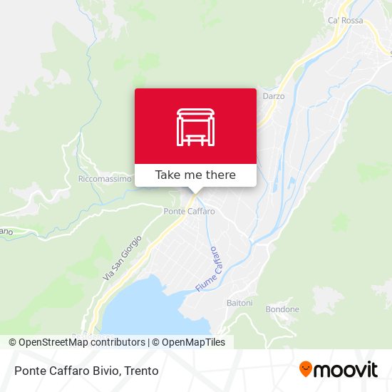 Ponte Caffaro Bivio map