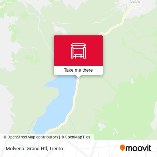 Molveno. Grand Htl map