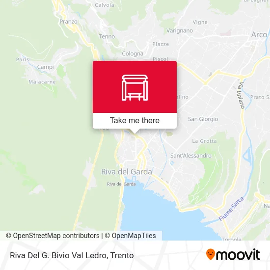 Riva Del Garda Val Ledro Junction map