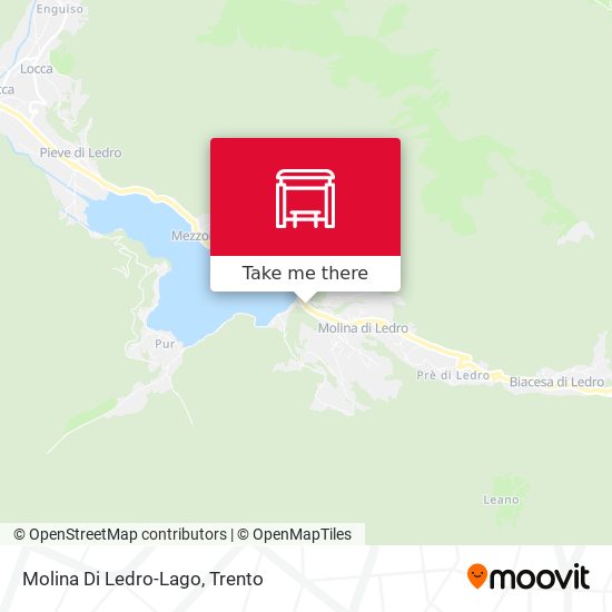 Molina Di Ledro-Lago map