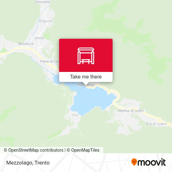 Mezzolago map