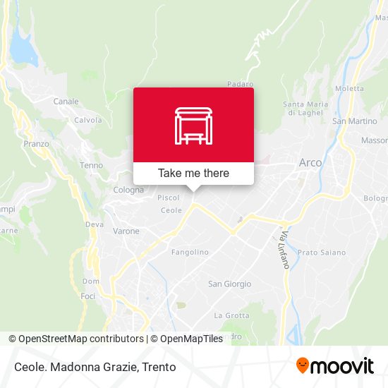 Ceole. Madonna Grazie map