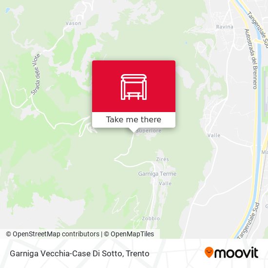 Garniga Vecchia-Case Di Sotto map