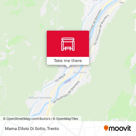 Mama D'Avio Di Sotto map