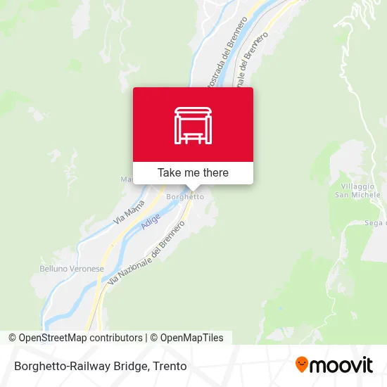 Borghetto-Railway Bridge map
