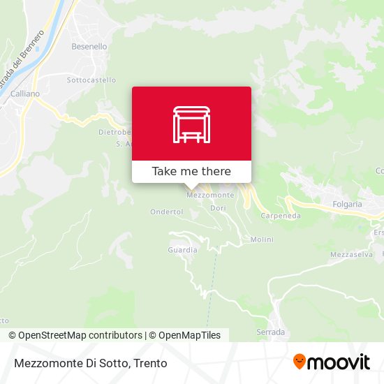 Mezzomonte Di Sotto map