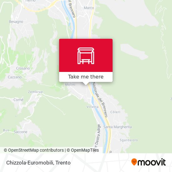 Chizzola-Euromobili map