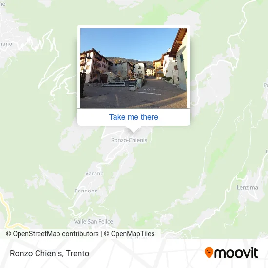 Ronzo Chienis map