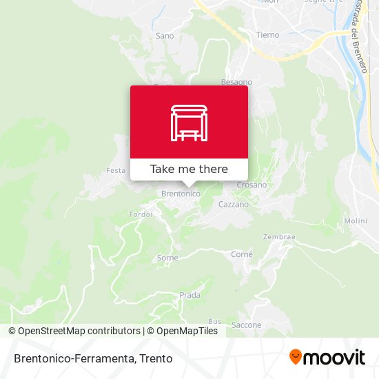 Brentonico-Ferramenta map