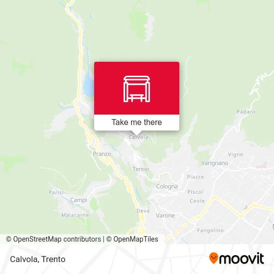 Calvola map