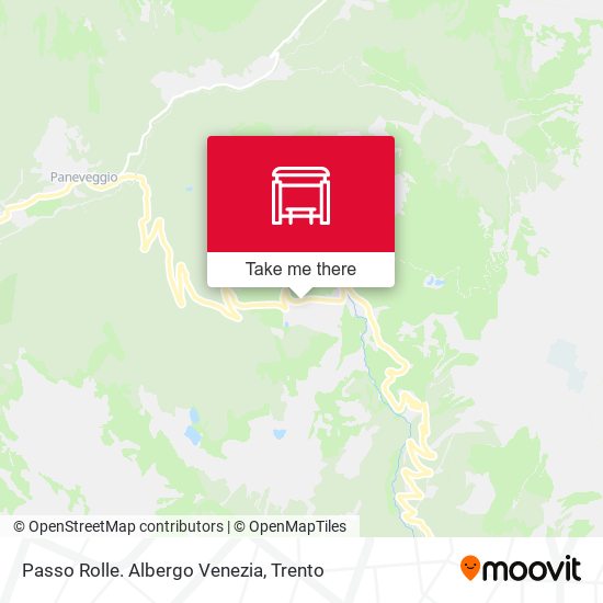 Passo Rolle. Albergo Venezia map