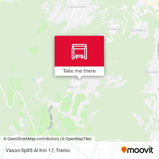 Vason-Sp85 Al Km 17 map