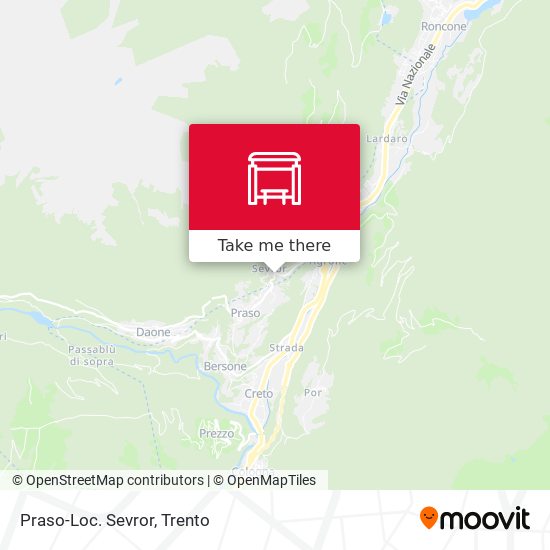 Praso-Loc. Sevror map