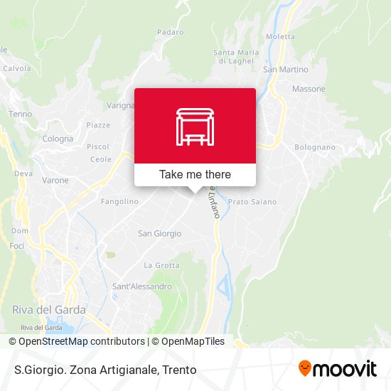 S.Giorgio. Zona Artigianale map