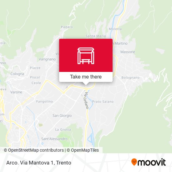 Arco. Via Mantova 1 map