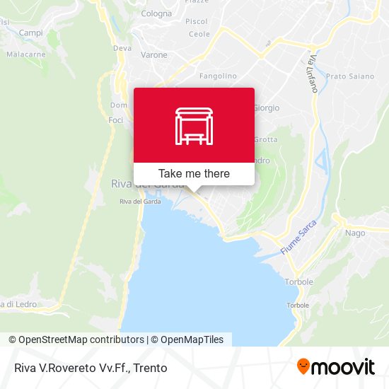 Riva V.Rovereto Vv.Ff. map