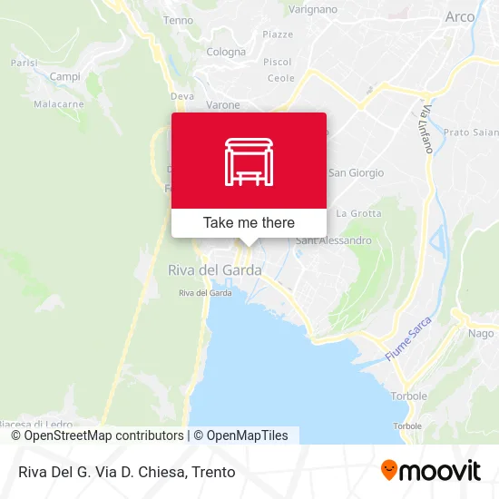 Riva Del Garda - Via D. Chiesa map
