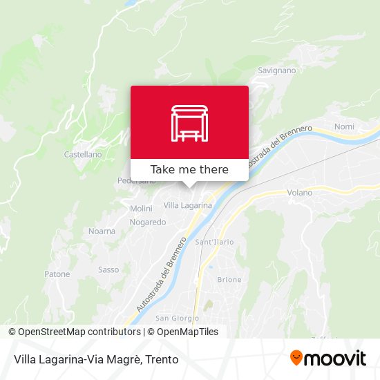 Villa Lagarina-Via Magrè map