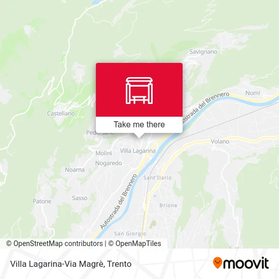Villa Lagarina-Via Magre map