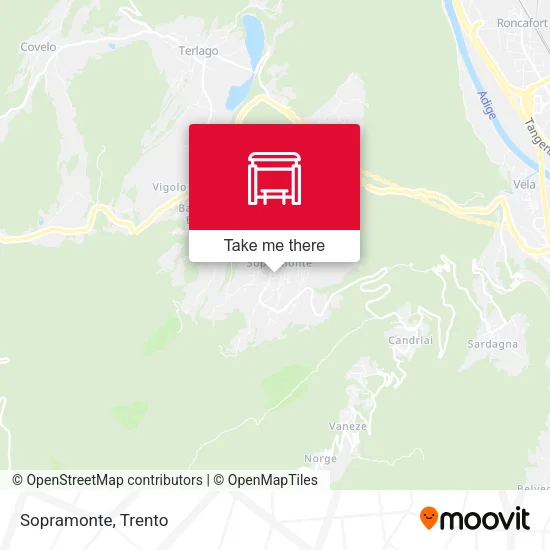 Sopramonte map