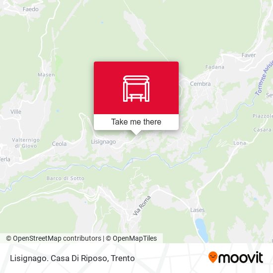 Lisignago. Casa Di Riposo map